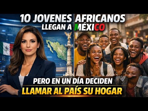 10 jóvenes africanos llegan a México para estudiar, pero en un día deciden llamar al país su hogar