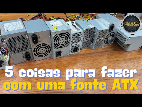 5 THINGS TO DO WITH A PC ATX POWER SUPPLY, SEE HOW TO DO SOME OF THEM! #atx #power #power #computer