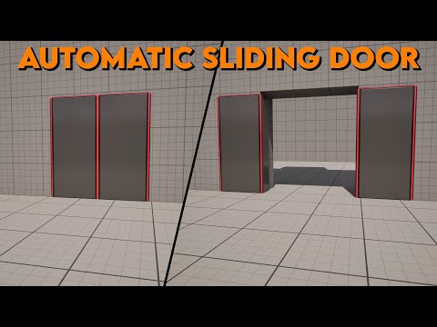 How To Make An Automatic Sliding Door In Unreal Engine 5 (Tutorial)