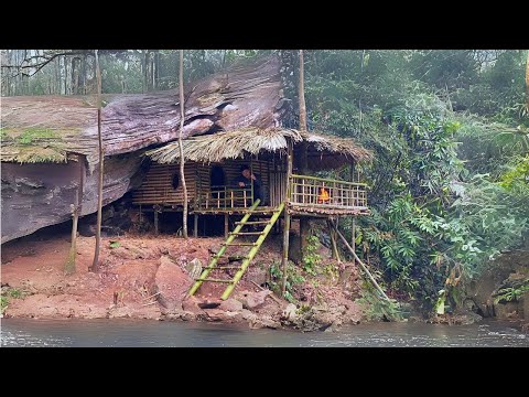 1000 hours of wilderness survival. Build shelters on water, under cliffs, on mountaintops.