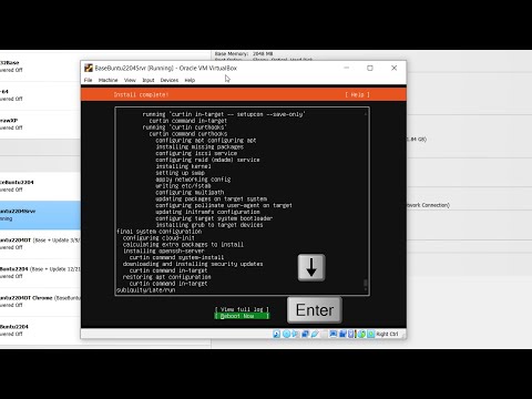 Install Ubuntu Server 22.04 LTS in Virtual Box; Connect with SSH