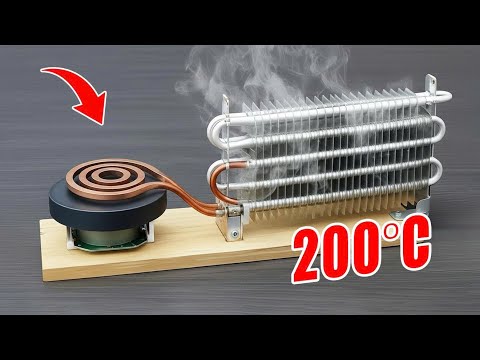 How to make free, forever heat from magnets and copper pipes