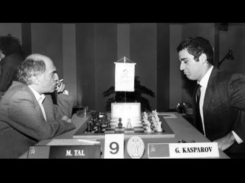Garry Kasparov VS Mikhail Tal , 🌎 World Championship Match 1987 , Moscow Russia, #trending #chess ♟️