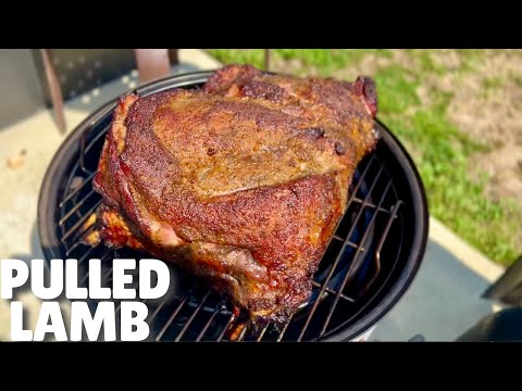 How to Smoke Perfect Pulled Lamb Shoulder on the Weber Smokey Mountain