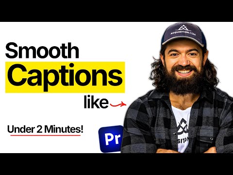Smooth Animated Captions in Adobe Premiere Pro