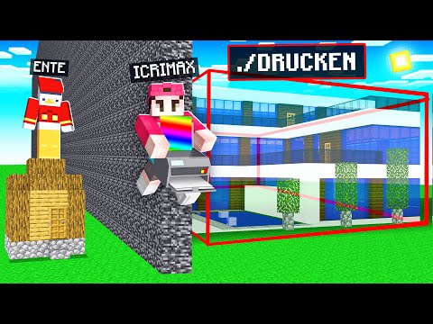 Ich CHEATE HEIMLICH mit PIXEL BAU MOD in Minecraft! 😂