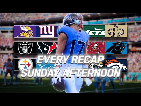 Every Recap from Sunday Afternoon | 2025 NFL Season Week 16