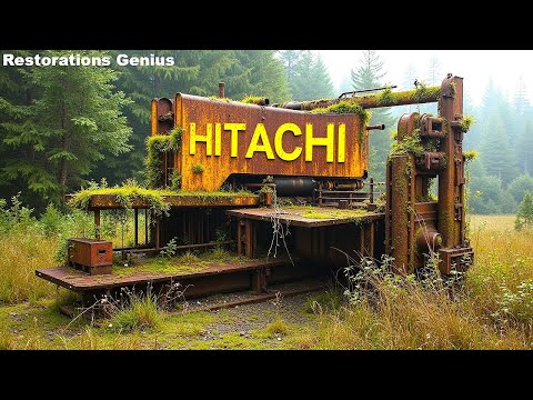 Reviving a Dead HITACHI 4-in-1 Wood Planer – Rusted, Broken, and Brought Back to Life
