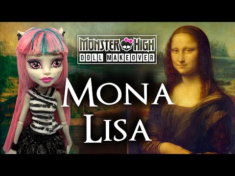 THIS DOLL IS DIFFERENT! / I MADE A STUNNING MONA LISA DOLL / Monster High Repaint by Poppen Atelier