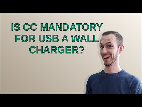 Electronics: Is CC mandatory for USB A wall charger?