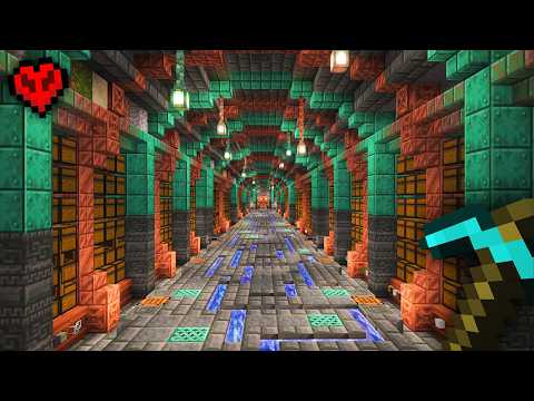 I Built a Copper Golem Sorting System UNDERWATER in Minecraft Hardcore
