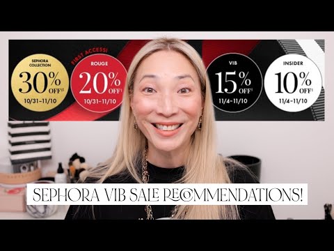 SEPHORA VIB SALE RECOMMENDATIONS! Makeup, Skincare and Fragrance!