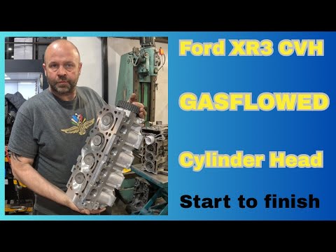 Check this out.. Ford Escort XR3 Cylinder Head Gasflowed from start to finish.. Ported and Polished