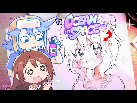 Painting with Colored Ink for the FIRST TIME!