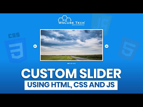 How to Create Image Slider in HTML, CSS & JS - Step by Step | JavaScript Projects