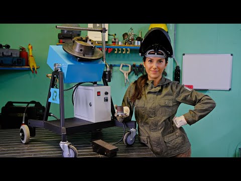 DIY welding ROTARY TABLE for the GIRL'S workshop
