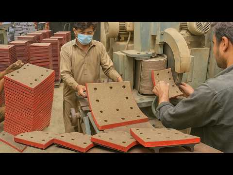 How Factories Build the Brake Shoes That Stop 18-Wheeler's – Full Production Tour
