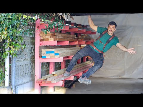 A Very Simple Timber Storage Rack