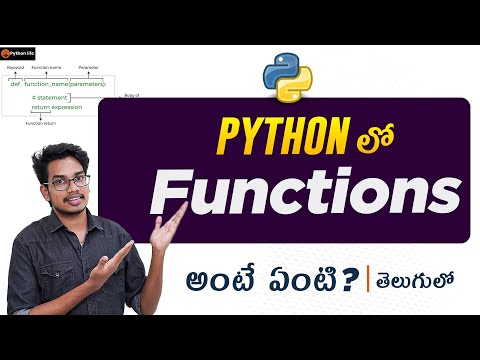 Python Functions in Telugu | Python Tutorials in Telugu | Python Telugu