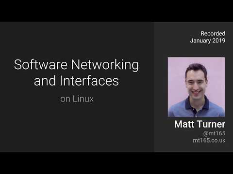 Software Networking and Interfaces on Linux: Part 1