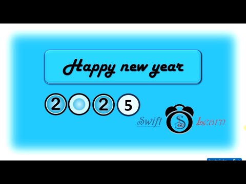 Happy New Year 2025 to Everyone | #SwiftLearn