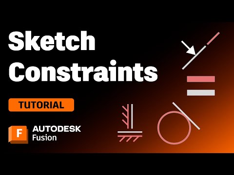 Sketch Constraints Made Easy in Autodesk Fusion [UPDATED!]