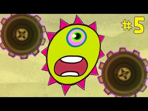 Лизун СЛИЗНЯК захватывает мир #5. Глазастик съел всех в городе. Серия 2. Игра Mutant Blobs Attack