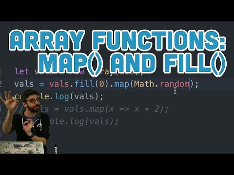 16.6: Array Functions: map() and fill() - Topics of JavaScript/ES6