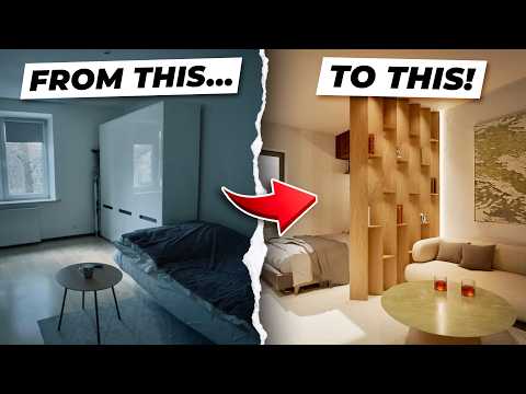 I Redesigned My Friend’s Small Apartment… It’s Unrecognizable
