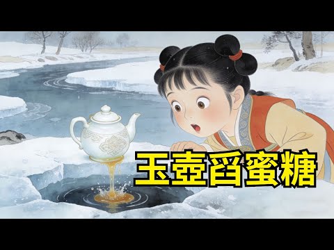 童養媳每天挑水百擔，婆婆還嫌不夠清甜，罰她鑿冰取水，誰知冰窟窿裏浮起壹只玉壺，從此滴水生蜜糖！【故事便利店】#民間故事#傳統故事#故事頻道#聽書#睡前故事#情感