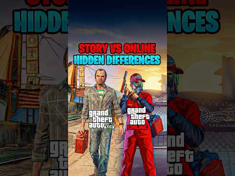 Differences You Never Noticed Between GTA Online and GTA 5