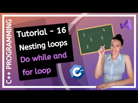 C++ FOR BEGINNERS (2025) - How to nest loops, How to nest for and do-while loop PROGRAMMING TUTORIAL