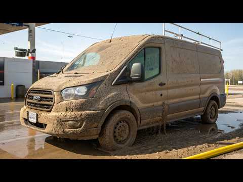 Washing the DIRTIEST Van's I've Ever Seen 🤮 Satisfying ASMR