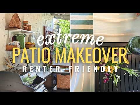 I Turned This Sad Patio into a Dream Outdoor Kitchen (Renter-Friendly!)
