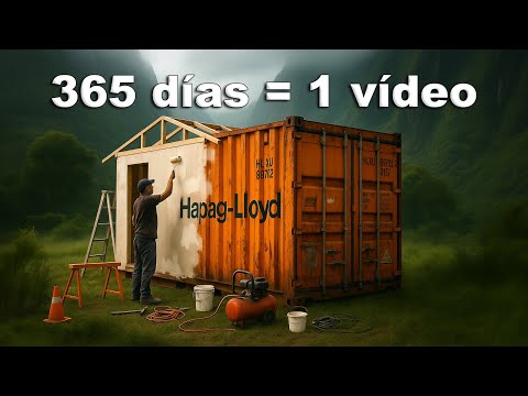 I bought a shipping container for €1200 and converted it into a luxury home.