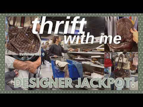 come thrifting with me! designer bags, Kate Spade, LV, Coach, Gucci + thrift haul