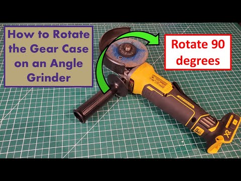 How to Rotate the Gear Case on an Angle Grinder