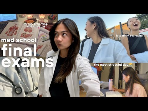 studying for my FINAL med school OSCE 😭 | most stressful week of my life