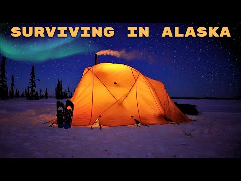 3-Days Winter Camping in Remote Alaskan Wilderness | MOOSE, BREAKDOWNS, AND DEEP SNOW