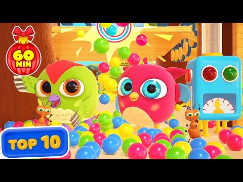 Совенок Хоп Хоп - 10 ЛУЧШИХ СЕРИЙ! Веселые мультики для малышей
