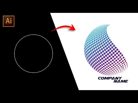 3D Halftone Effect Logo in Adobe Illustrator - Very Easy Tips & Tricks For Experts & Beginners