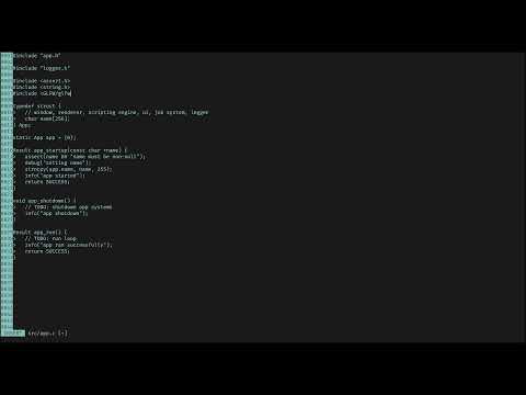 Terminal Editor: app and windowing