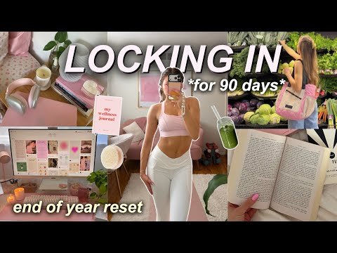 LOCK IN FOR 90 DAYS 📔end of year productive reset & winter arc routine
