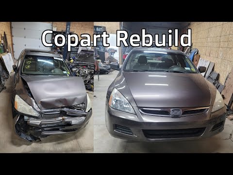 07 Accord Salvage Rebuild