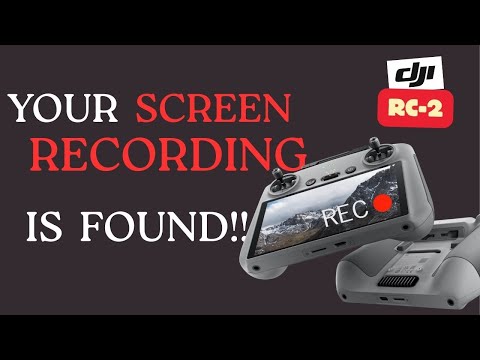 How to transfer Screen Recording video files to MicroSD card to Mac & PC 🎮 DJI RC/RC2 Controller