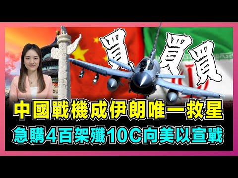 中國戰機成伊朗唯一救星，急購400架殲10C向美以「宣戰」？｜伊朗撕毀俄羅斯軍購合同，中國武器成中東新寵，霹靂15導彈能否逆轉戰局？【屈姬主播 EP315】