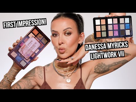 First Impression/ TRY ON of the NEW Danessa Myricks Lightwork VII palette!
