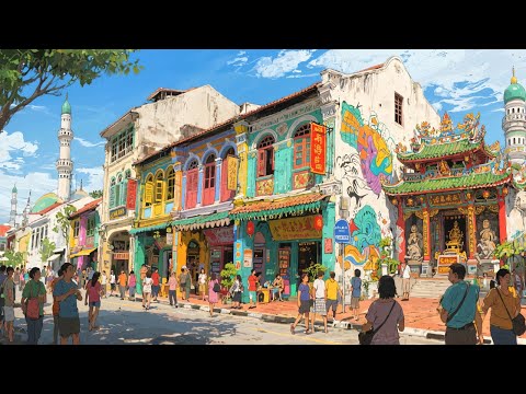Penang, Malaysia🇲🇾 The Ultimate Island City of Food & Culture! (4K HDR)