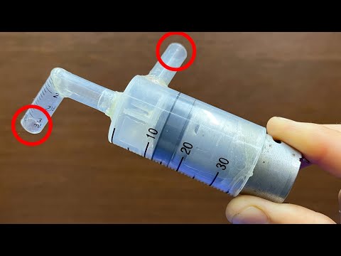 Make a water pump that generates a maximum pressure of 100 PSI with simple material! (POWERFUL PUMP)