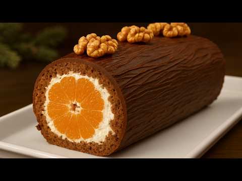 Oats, Banana & Tangerine! Healthy No‑Bake Cake Without Flour or Sugar!